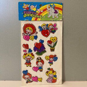 Vintage Valentine’s Day Puffy Stickers